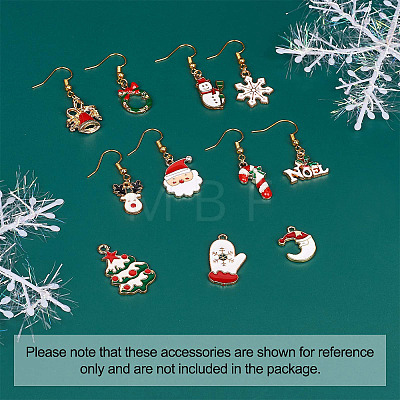 DIY Christmas Earring Making Kits DIY-TA0002-86-1