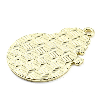 Golden Plated Alloy Enamel Pendants ENAM-L041-07G-03-1