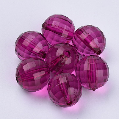 Transparent Acrylic Beads LS-X-TACR-Q254-8mm-V65-1