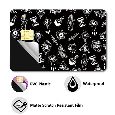 Rectangle PVC Plastic Waterproof Card Stickers DIY-WH0432-232-1