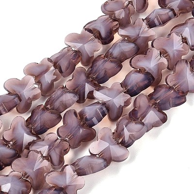 Opaque Glass Beads Strands GLAA-N073-01I-1
