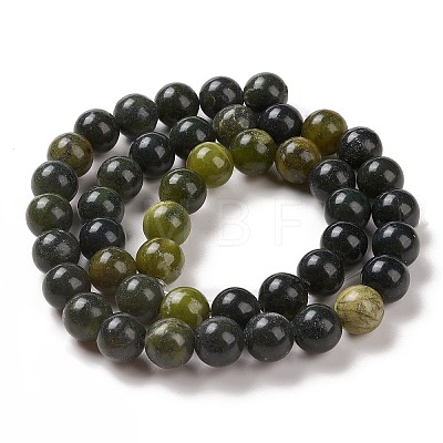 Natural Xinyi Jade/Chinese Southern Jade Beads Strands G-L476-16A-8mm-1