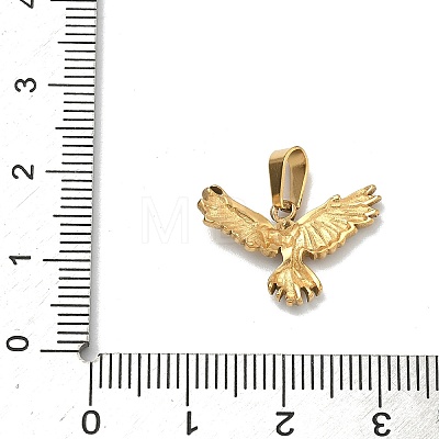 304 Stainless Steel Pendants STAS-F336-01C-G-1