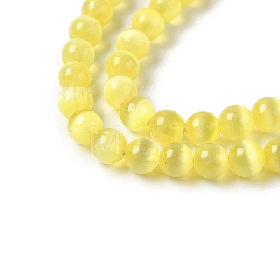 Natural Selenite Dyed Beads Strands G-P493-02B-1