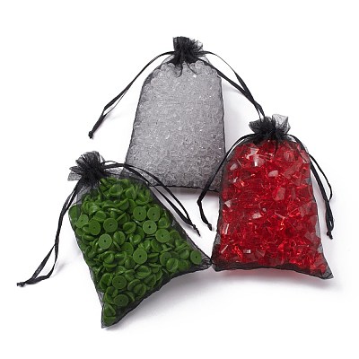 Organza Gift Bags with Drawstring OP-R016-10x15cm-18-1