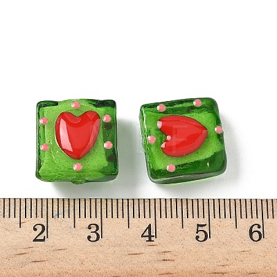 Handmade Lampwork Enamel Beads LAMP-G147-02-1