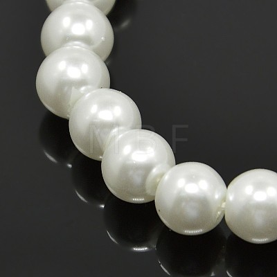 Stretchy Glass Pearl Bracelets BJEW-D068-6mm-12-1