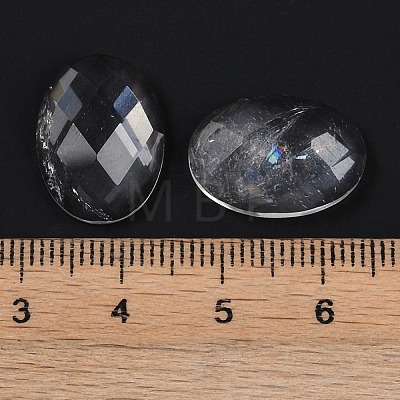 Natural Quartz Crystal Cabochons G-G760-A19-1