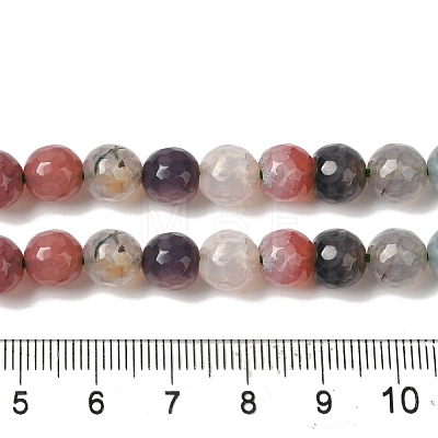 Dyed & Heated Natural Dragon Veins Agate Beads Strands G-P539-A01-12-1