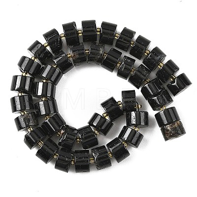 Natural Black Tourmaline Beads Strands G-K245-C13-1