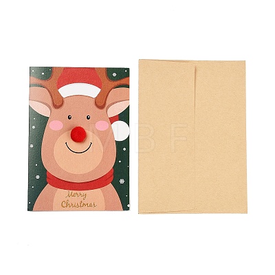 Rectangle Paper Greeting Card AJEW-P123-B03-1