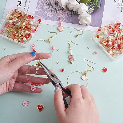 DIY Valentine's Theme Earrings Making Kit DIY-SZ0009-33-1