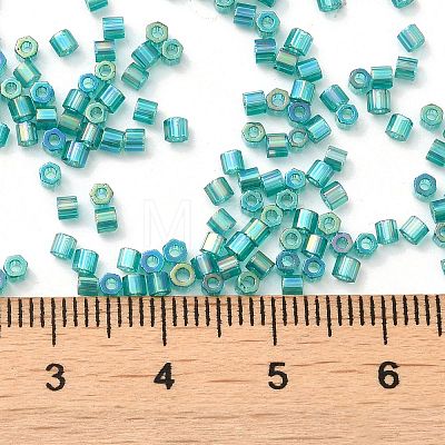 Transparent Colours AB Glass Seed Beads SEED-S042-19B-03-1