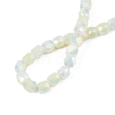 Electroplate Glass Beads Strands EGLA-N002-13-A12-1