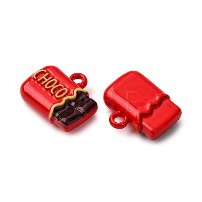 Baking Paint Alloy Pendants FIND-G097-05E-1