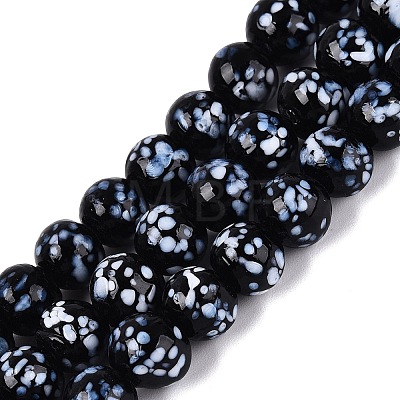 Handmade Lampwork Beads Strands LAMP-N037-07D-1