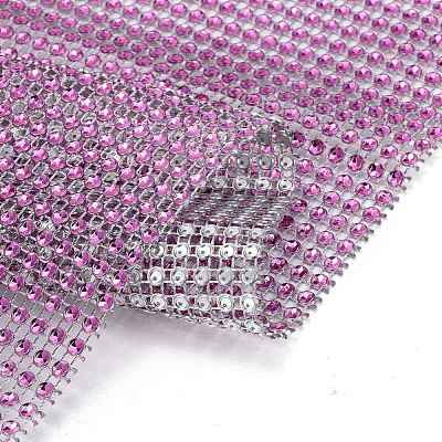 24 Rows Plastic Diamond Mesh Wrap Roll DIY-L049-05N-1