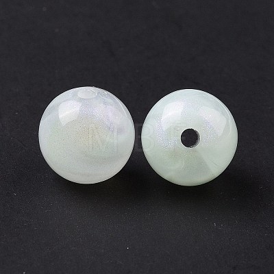 Opaque Acrylic Beads OACR-E014-19B-03-1