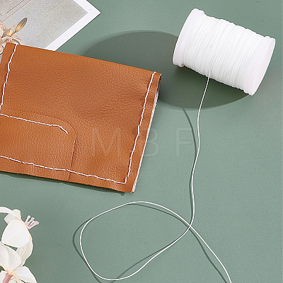 Waxed Polyester Cord YC-WH0018-01A-1