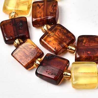 Natural Amber Beads Strands G-C260-A01-05-1