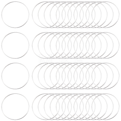 50Pcs Brass Linking Rings KK-SP0002-12A-1