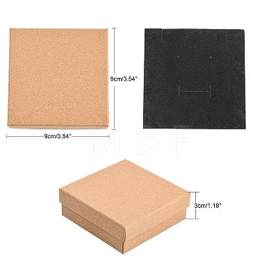 Cardboard Jewelry Boxes LS-CBOX-R036-09-9x9-1