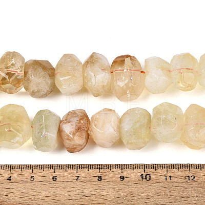 Natural Citrine(Heated) Beads Strands G-N347-18A-03-1
