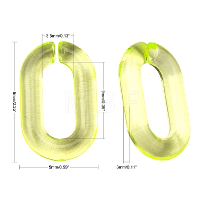 Transparent Acrylic Linking Rings TACR-R147-02-M-1
