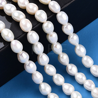 Natural Cultured Freshwater Pearl Beads Strands PEAR-N012-05L-1