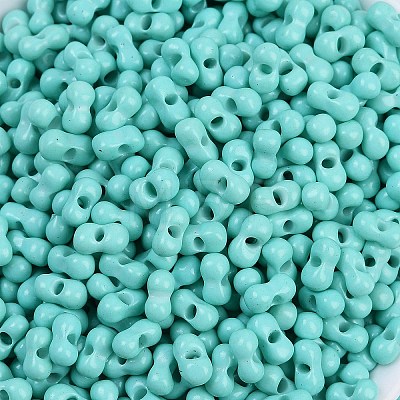 Baking Paint Glass Seed Beads SEED-K010-A19-1