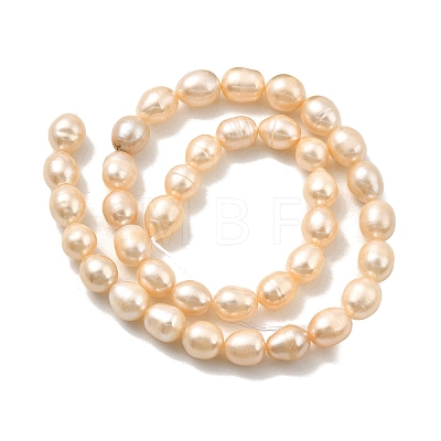 Natural Cultured Freshwater Pearl Beads Strands PEAR-I007-01E-05B-1