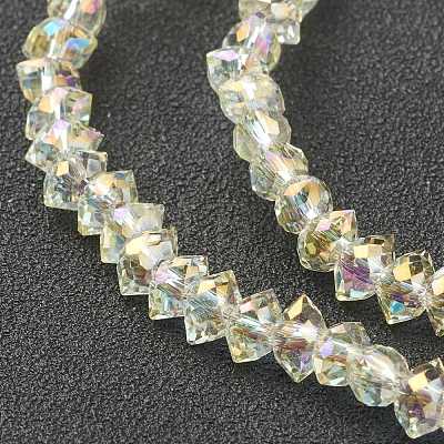 Electroplate Glass Beads Strands GLAA-A001-02A-FR01-1