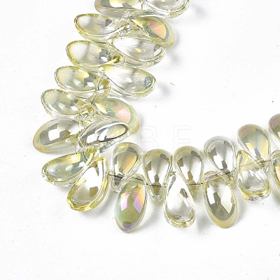 Electroplate Glass Beads Strand EGLA-S188-26-B02-1