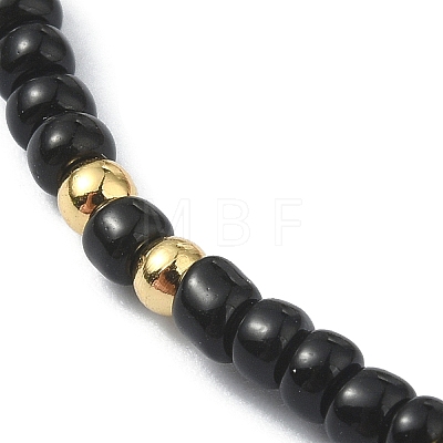 4Pcs 4 Style Natural Mixed Gemstone & Brass Beaded Stretch Bracelets Set BJEW-TA00340-1