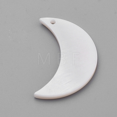 Plated Freshwater Shell Pendants SHEL-S269-20A-1