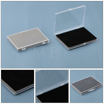 Rectangle Transparent Acrylic Loose Diamond Storage Boxes CON-WH0092-35A-1