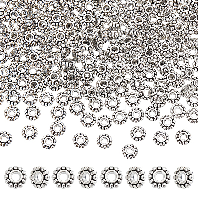 300Pcs Tibetan Style Spacer Beads TIBE-HY0001-15-1