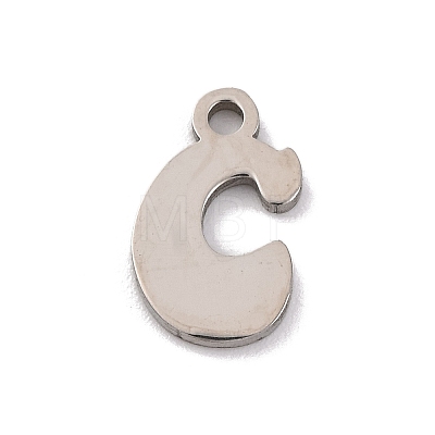 Non-Tarnish 201 Stainless Steel Charms STAS-U016-01P-C-1