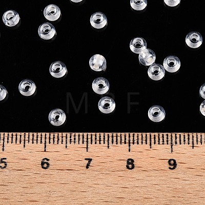 6/0 Transparent Inside Colours Glass Seed Round Beads SEED-N006-004A-1