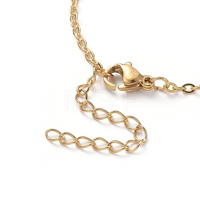 304 Stainless Steel Chain Necklaces NJEW-G335-41G-1