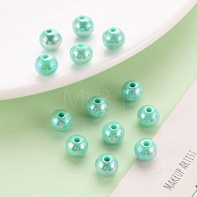 Opaque Acrylic Beads X-MACR-S370-D8mm-S035-1