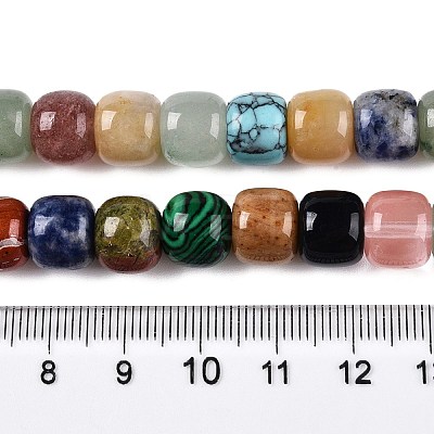 Natural Mixed Gemstone Beads Strands G-T138-148-1