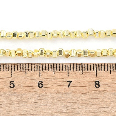 Electroplated Synthetic Non-Magnetic Hematite Beads Strands G-U003-14A-1