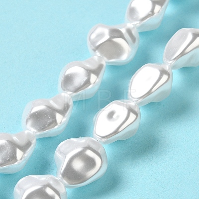 ABS Plastic Imitation Pearl Beads Strands KY-F021-03-1-1