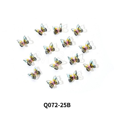 3D Resin Butterfly Nail Charms MRMJ-Q072-25B-1