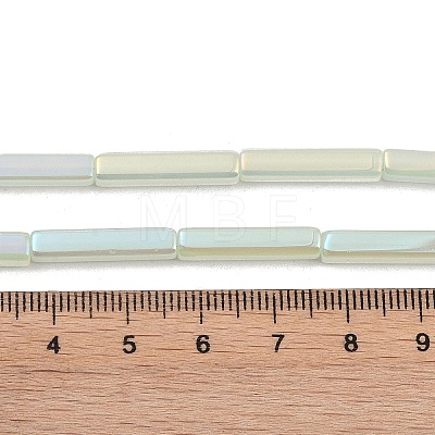 Electroplate Glass Beads Strands EGLA-Q128-11A-AB02-1