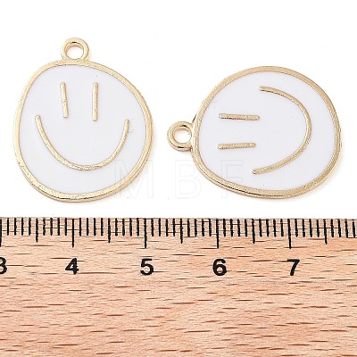 Alloy Enamel Pendants PALLOY-S192-03G-01-1