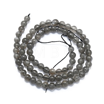 Natural Grey Moonstone Beads Strands G-A245-A05-01-1