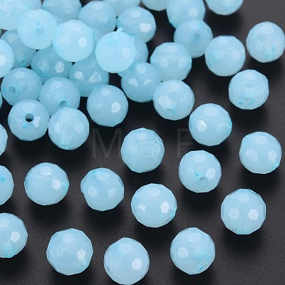 Imitation Jelly Acrylic Beads MACR-S373-97A-E08-1