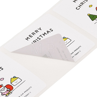 Christmas Theme Paper Self-Adhesive Stickers DIY-M070-08F-1